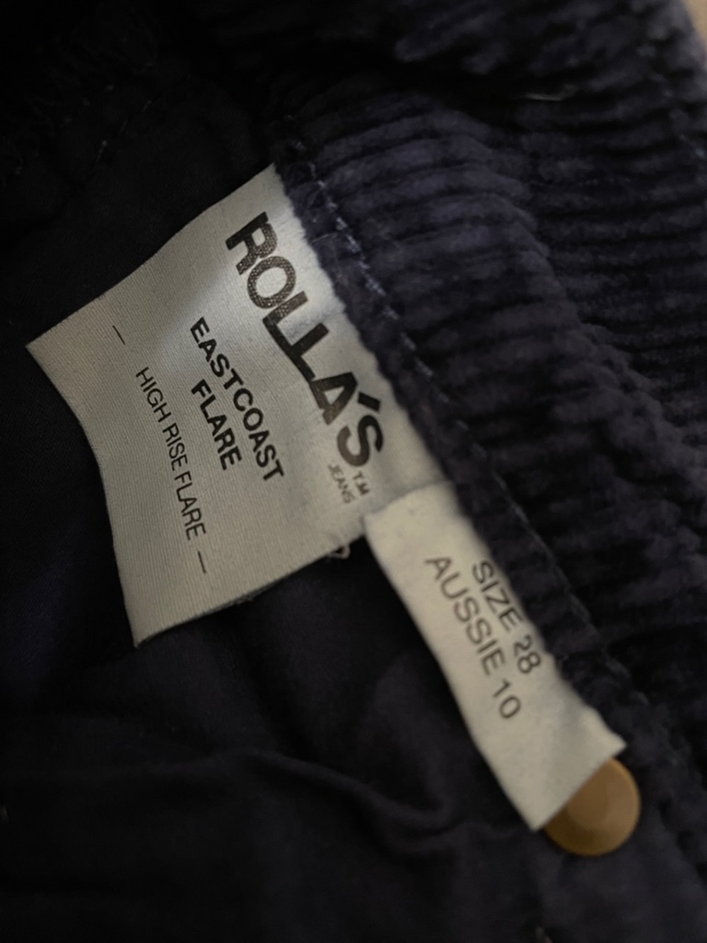 Rolla’s Eastcoast High Rise Flare Cord size 28x32 - Picture 10 of 11